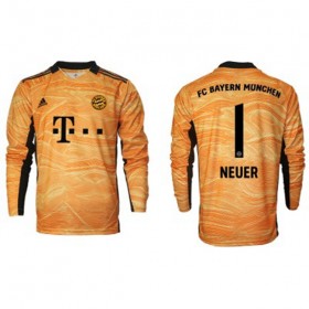 Koszulka Bayern Monachium Bramkarska Manuel Neuer 1 Domowe Koszulki Piłkarskie 2021-2022 Długi Rękaw